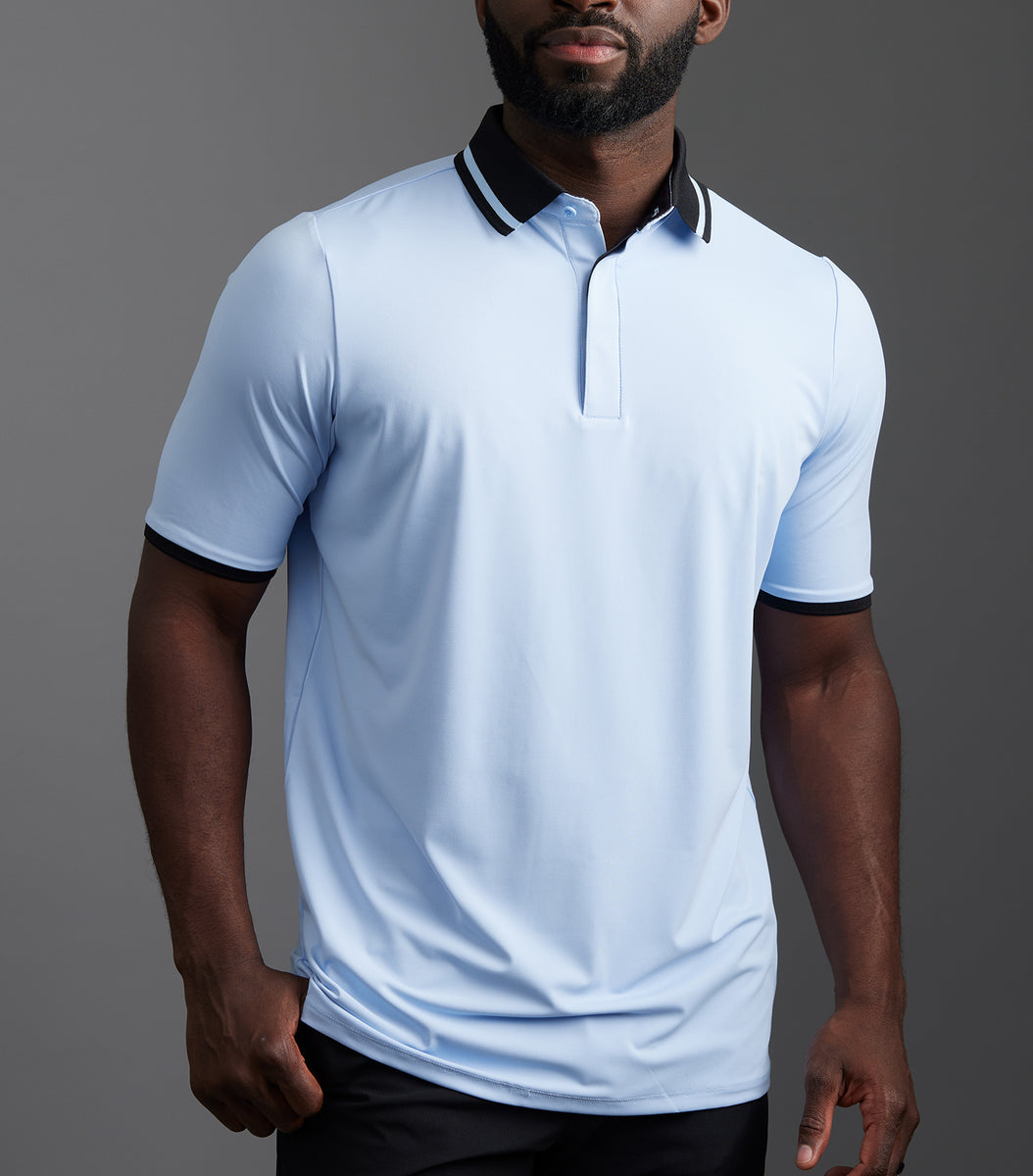 Players Polo - Ice Blue – Crewe Design