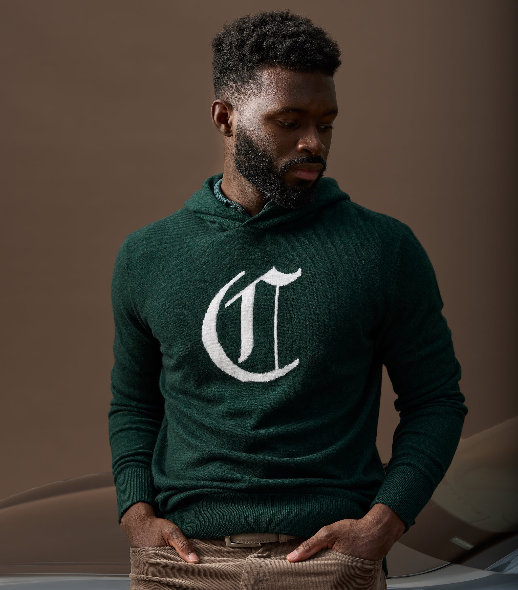 Cashmere Hoodie - Cypress Crest – Crewe Design