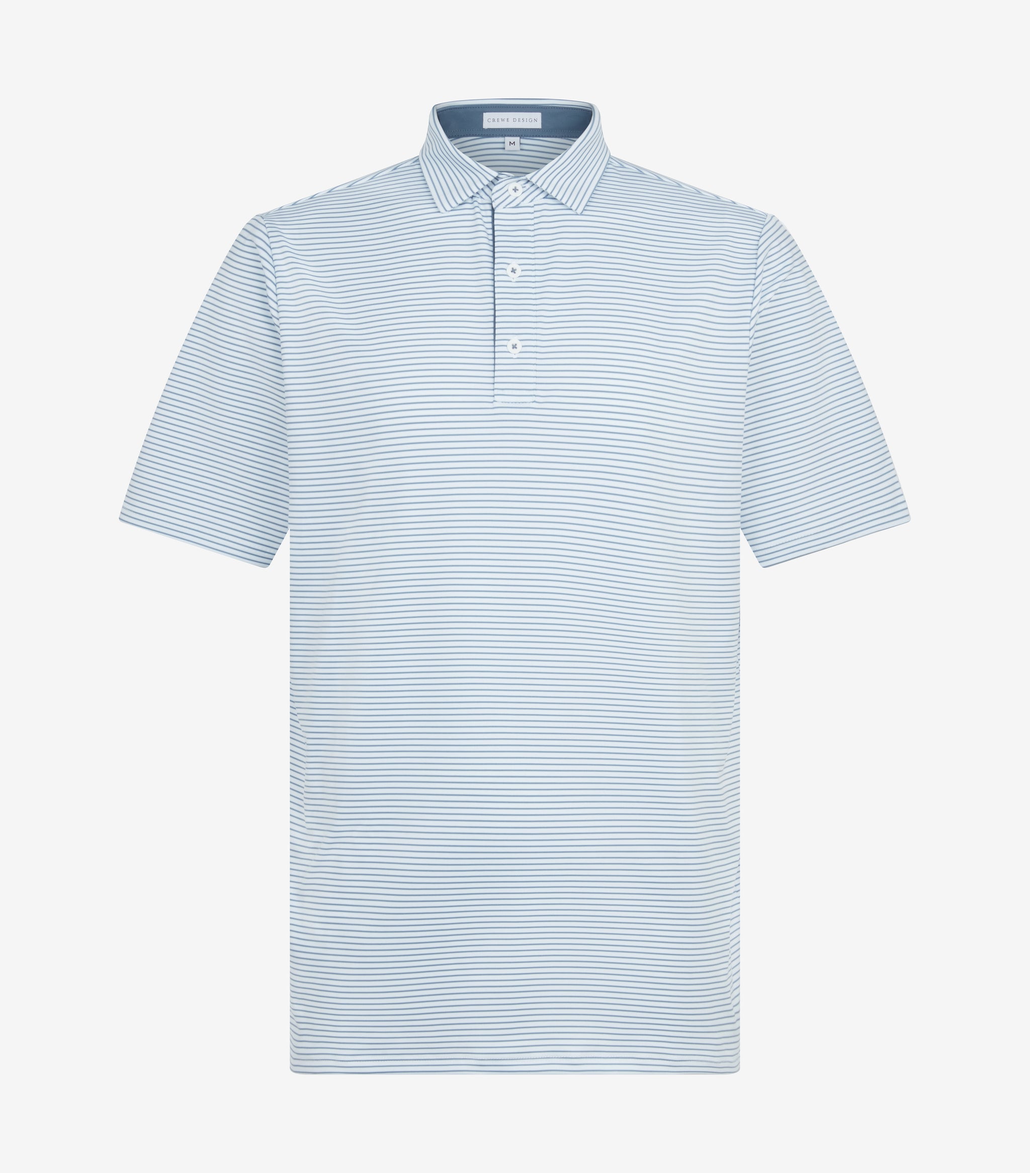 Crewe Design | Micro Stripe Players Polo - Flint
